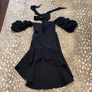 Alexis Black Zippered Dress